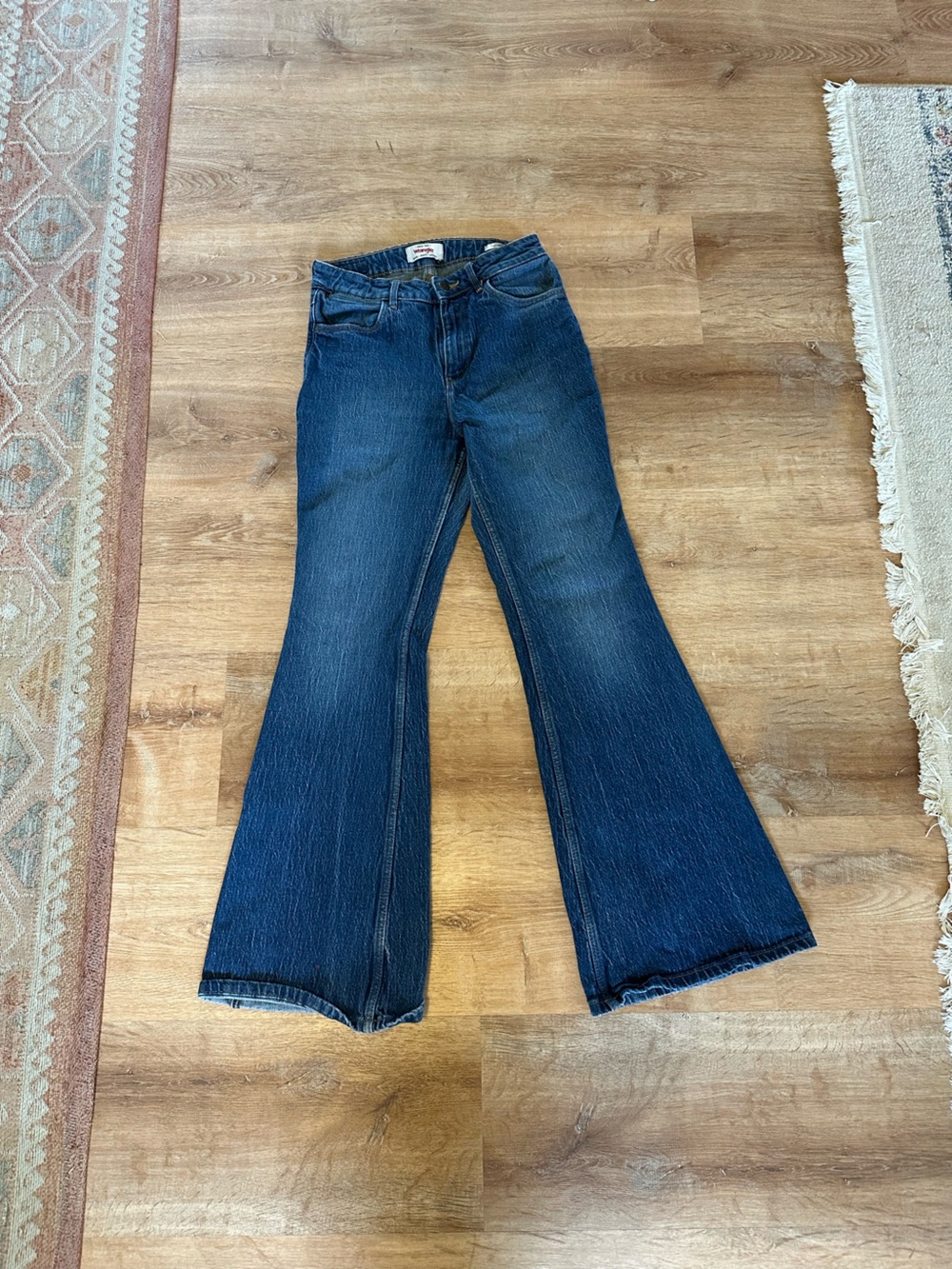 Wrangler Dark Blue Flare Jeans